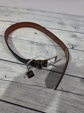 Coach Leather Dog Collar Large